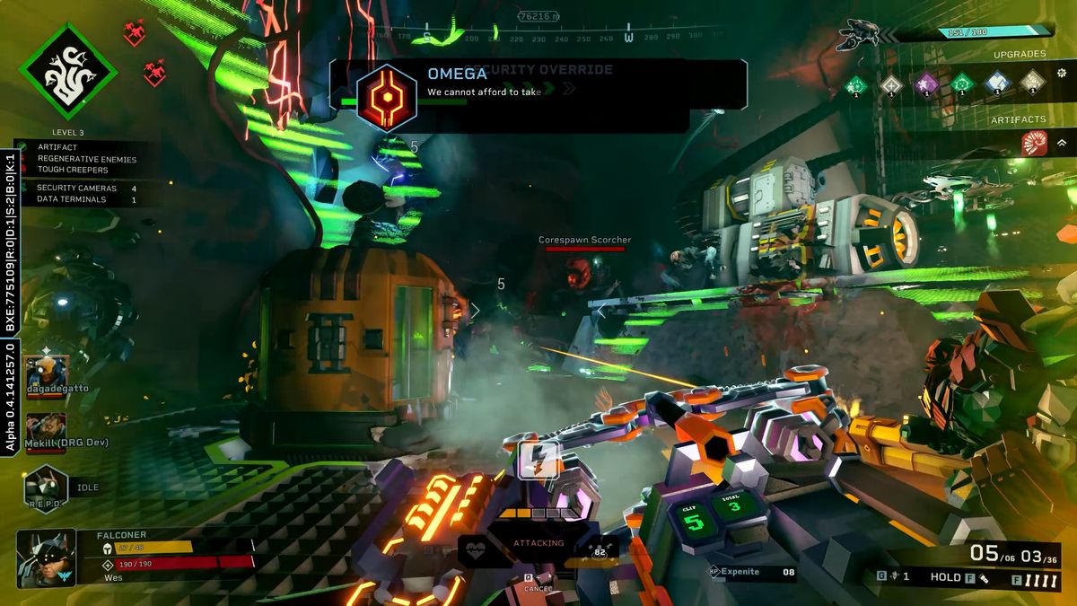 Deep Rock Galactic Rogue Core dwarf roguelite FPS
