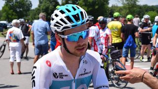Owain Doull (Team Sky) wore the Kask Vallegro helmet for the hotter stages of the race