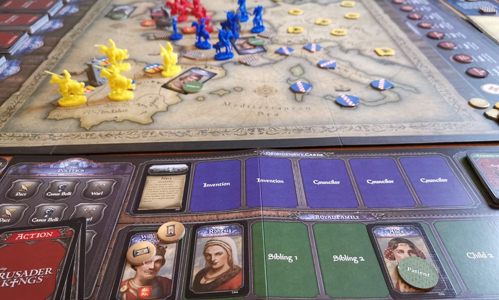 Crusader Kings The Board Game is fun but no match for Crusader Kings 2