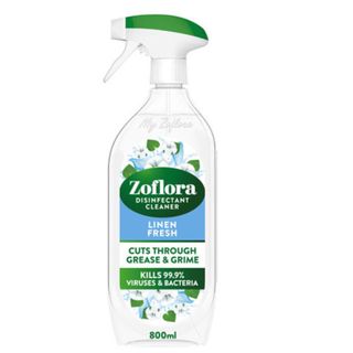 Cut out of Zoflora disinfectant spray