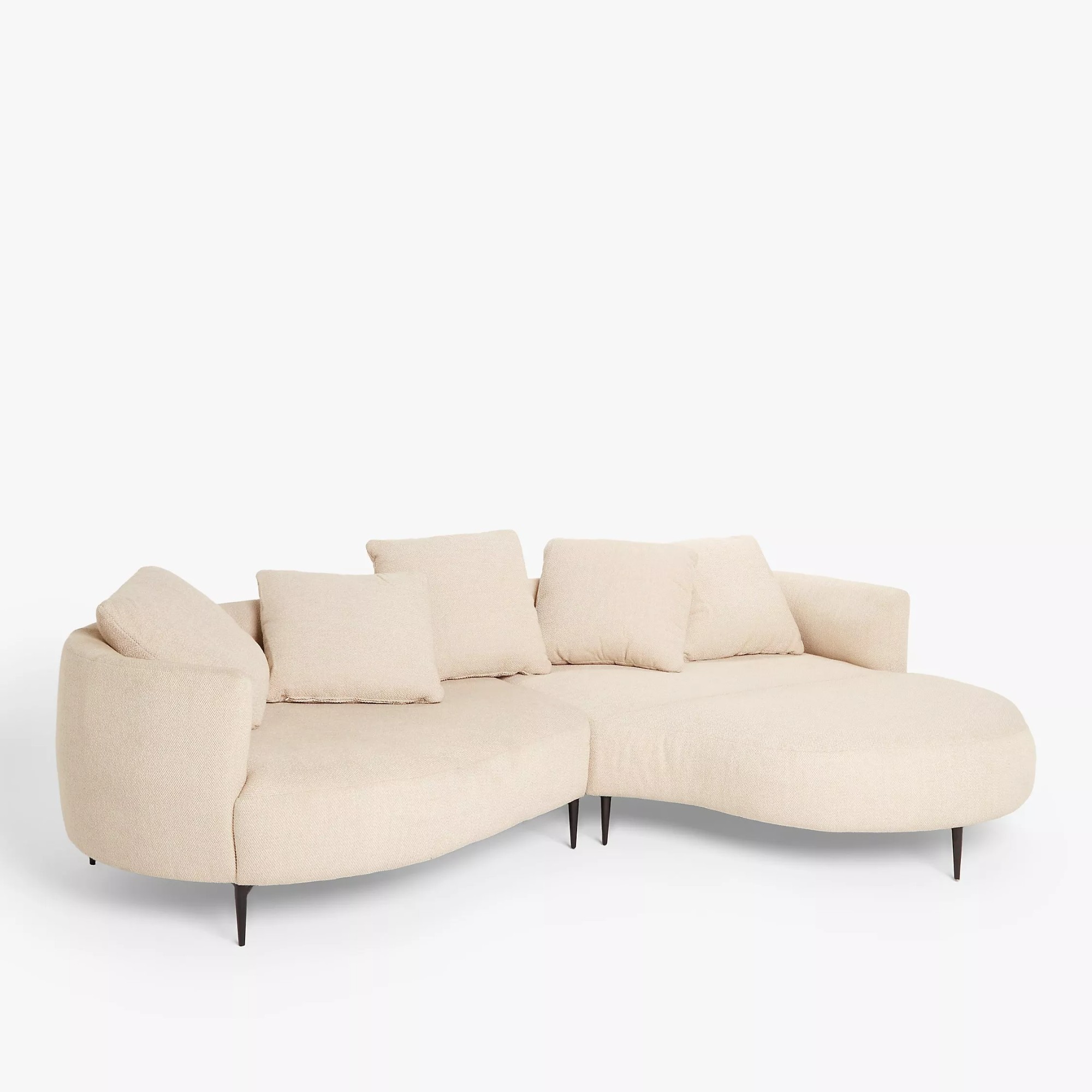 John Lewis Lozenge Grand 5 Seater RHF Chaise End Sofa