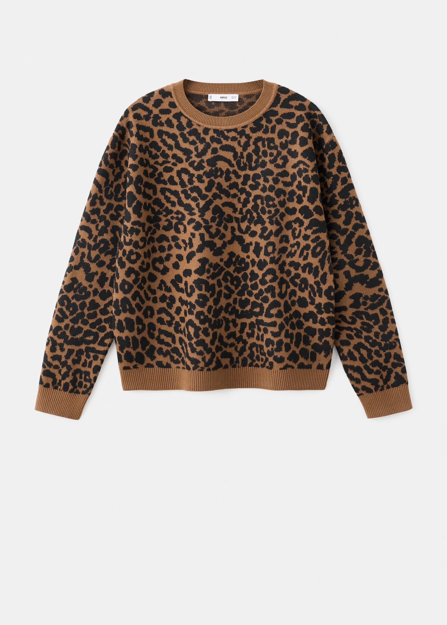 Mango leopard print sweater