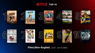 Netflix Top 10 movies non-English June 6-12
