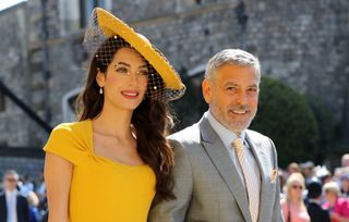 royal wedding hats amal clooney