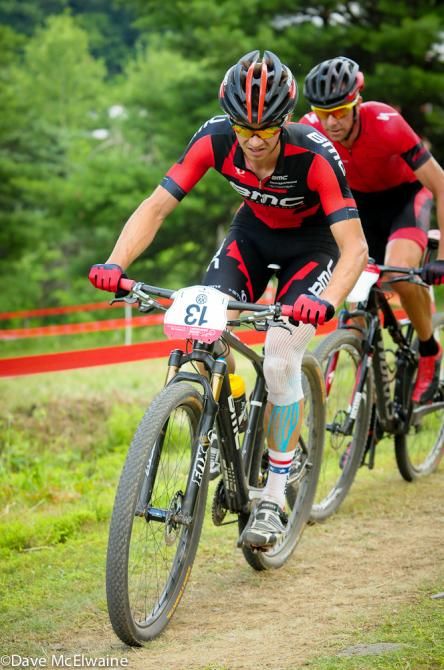 Stephen Ettinger (BMC) got around Wells late in the race