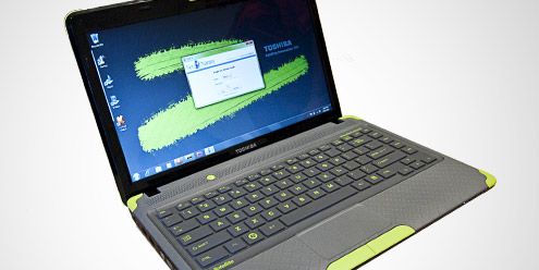 Video Hands-on: Toshiba Satellite L635 Kids' PC Has Wipeable