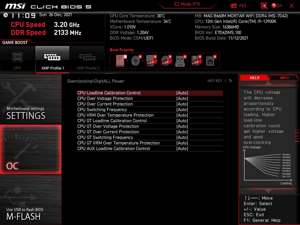 MSI MAG B660M Mortar WIFI DDR4