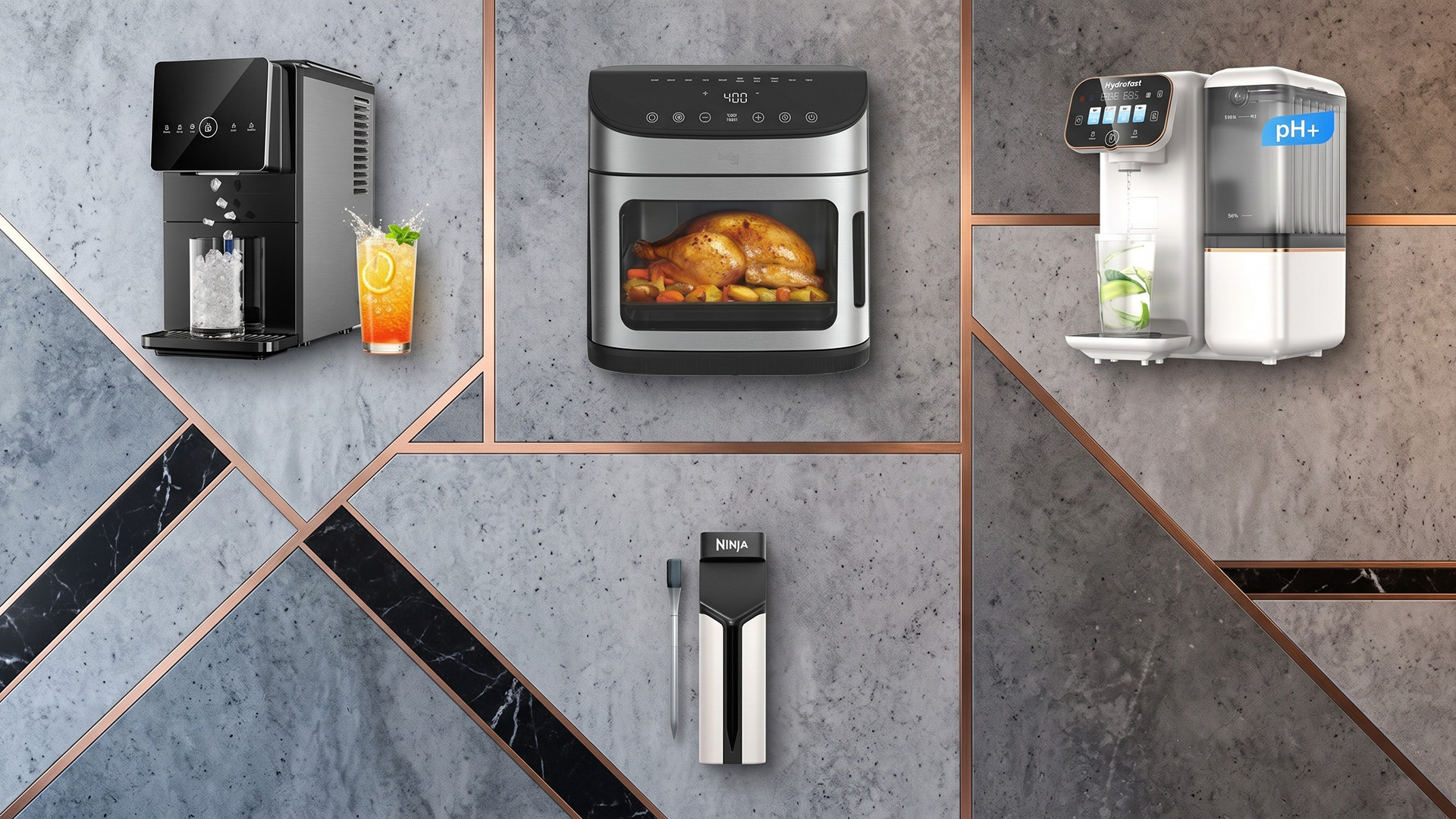 A selection of kitchen appliances