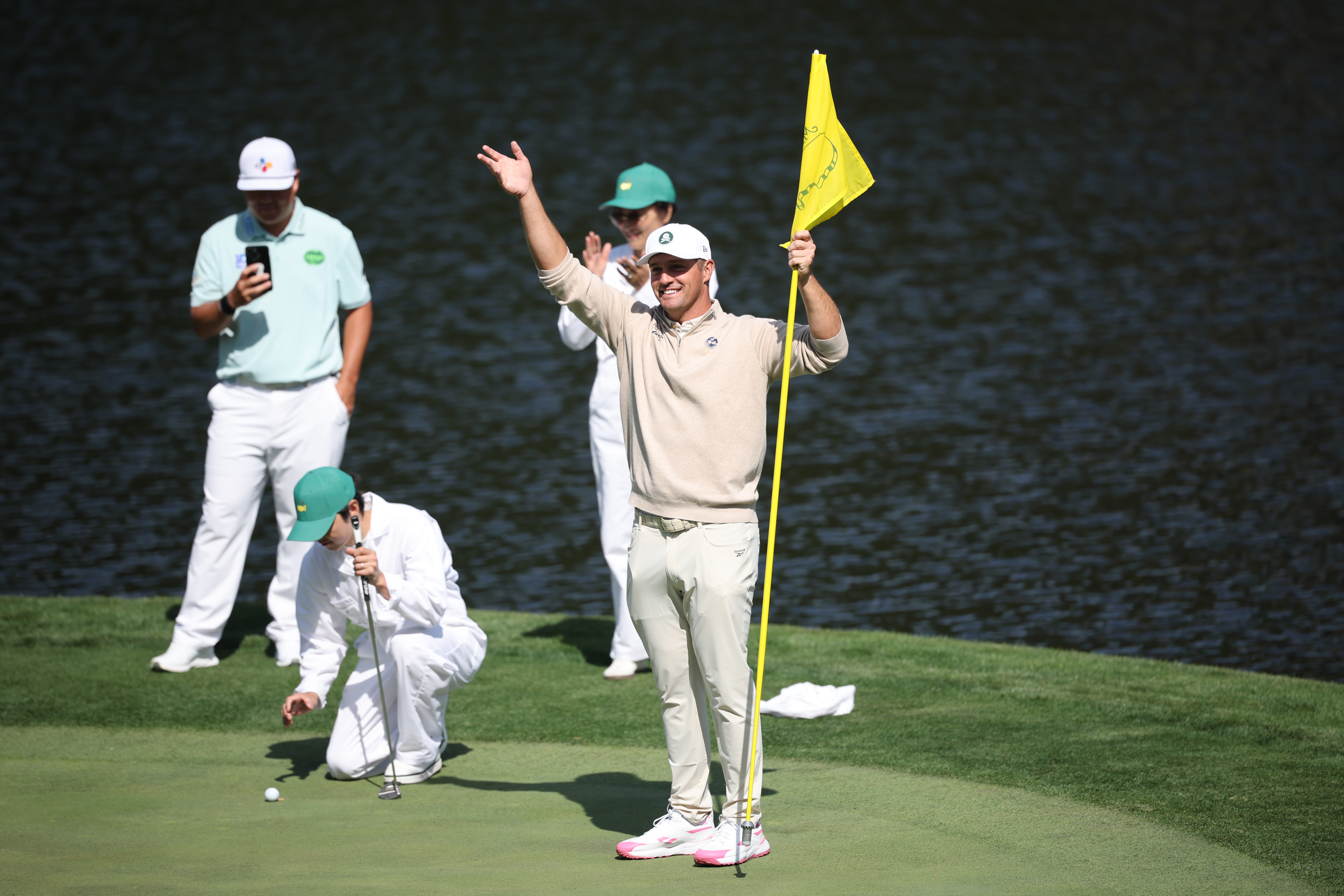 DeChambeau during the Par 3 Contest