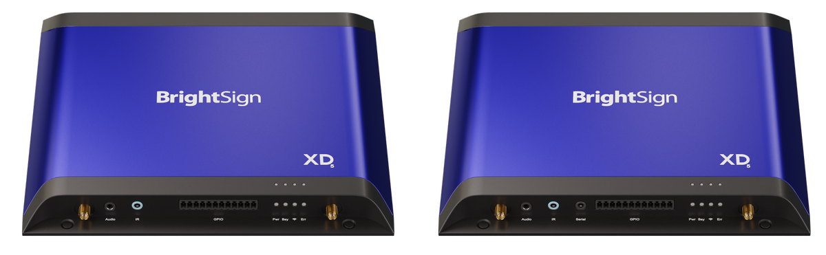 BrightSign Expands Series 5 Product Family with New XD5 Media Players