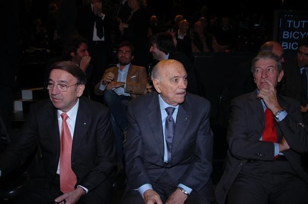 Ernesto Colnago, Fiorenzo Magni and Felice Gimondi
