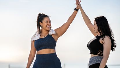 Women working out to lose weight