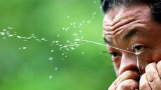 Some people are able to put lacrimal sac and is a part of the tear duct system to make liquid squirt from their eye.