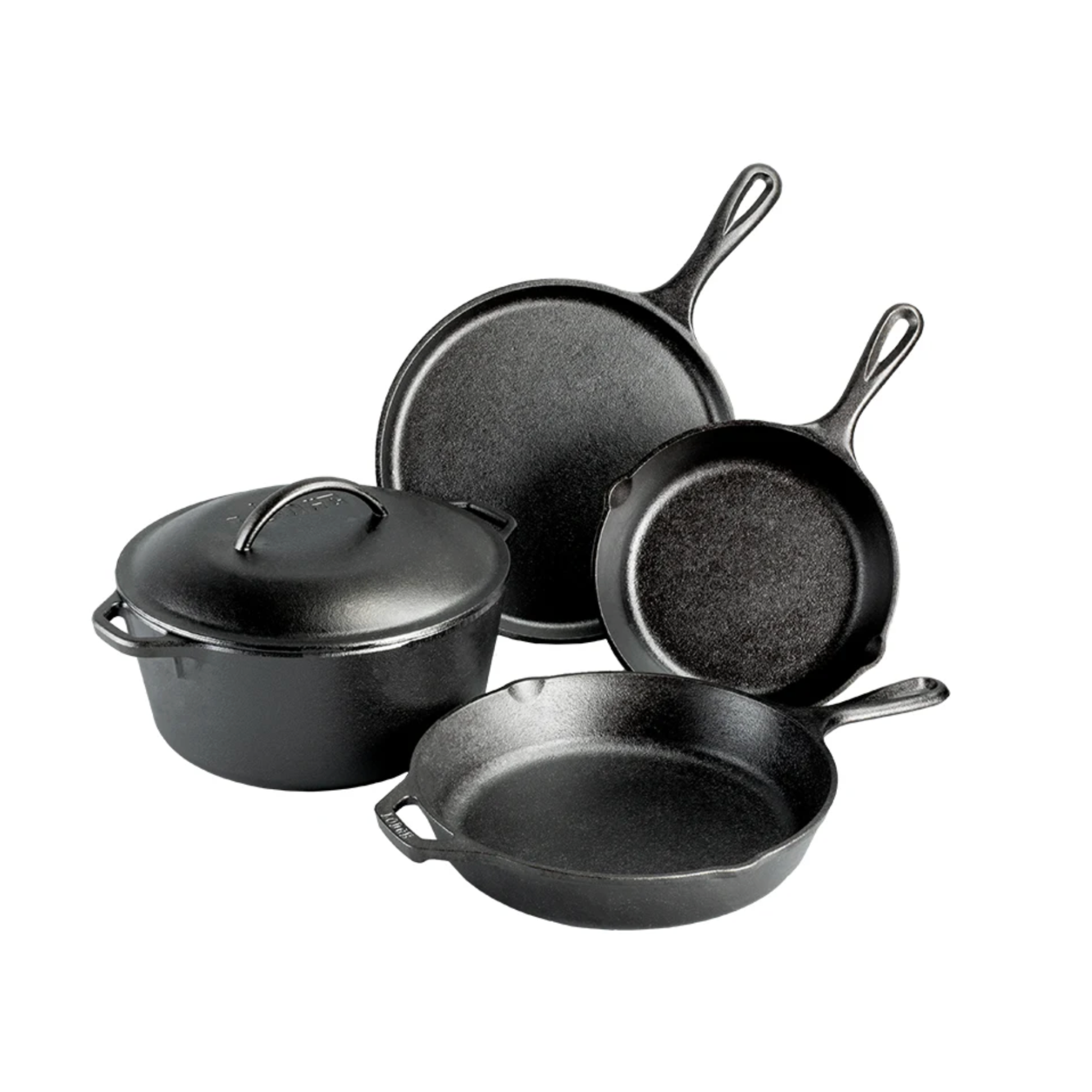 Lodge Seasoned Cast Iron 5 Piece Set