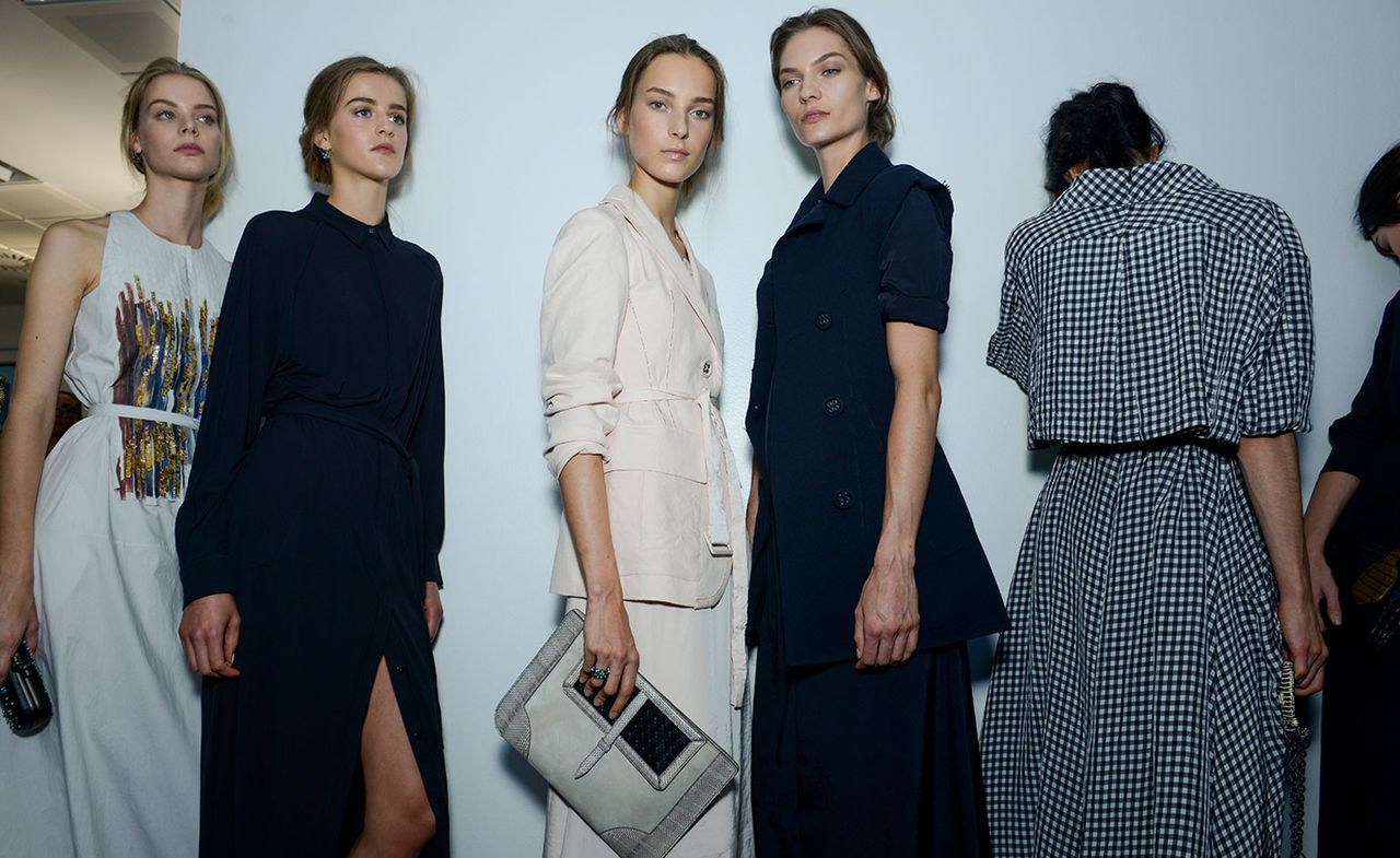 Bottega Veneta fashion models