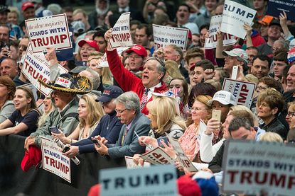 Donald Trump supporters in North Carolina.