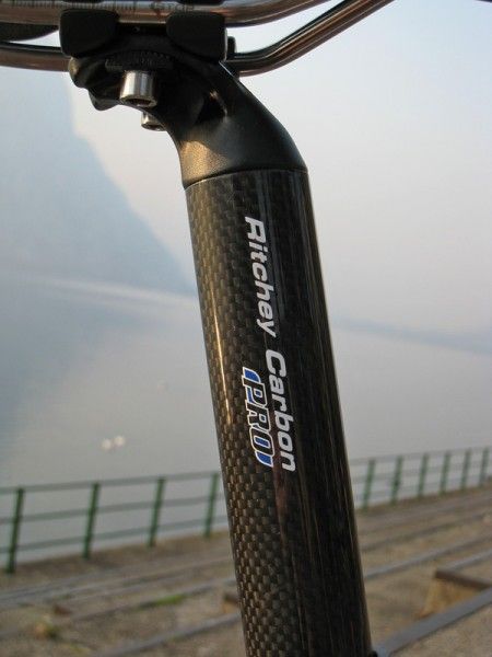 The Ritchey Pro Carbon seatpost performed its duty without fail.
