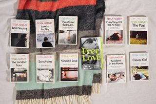 A collection of Tessa Hadley's books, including her latest novel Free Love