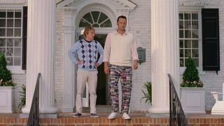 Owen Wilson and Vince Vaughn in golf attire in Wedding Crashers
