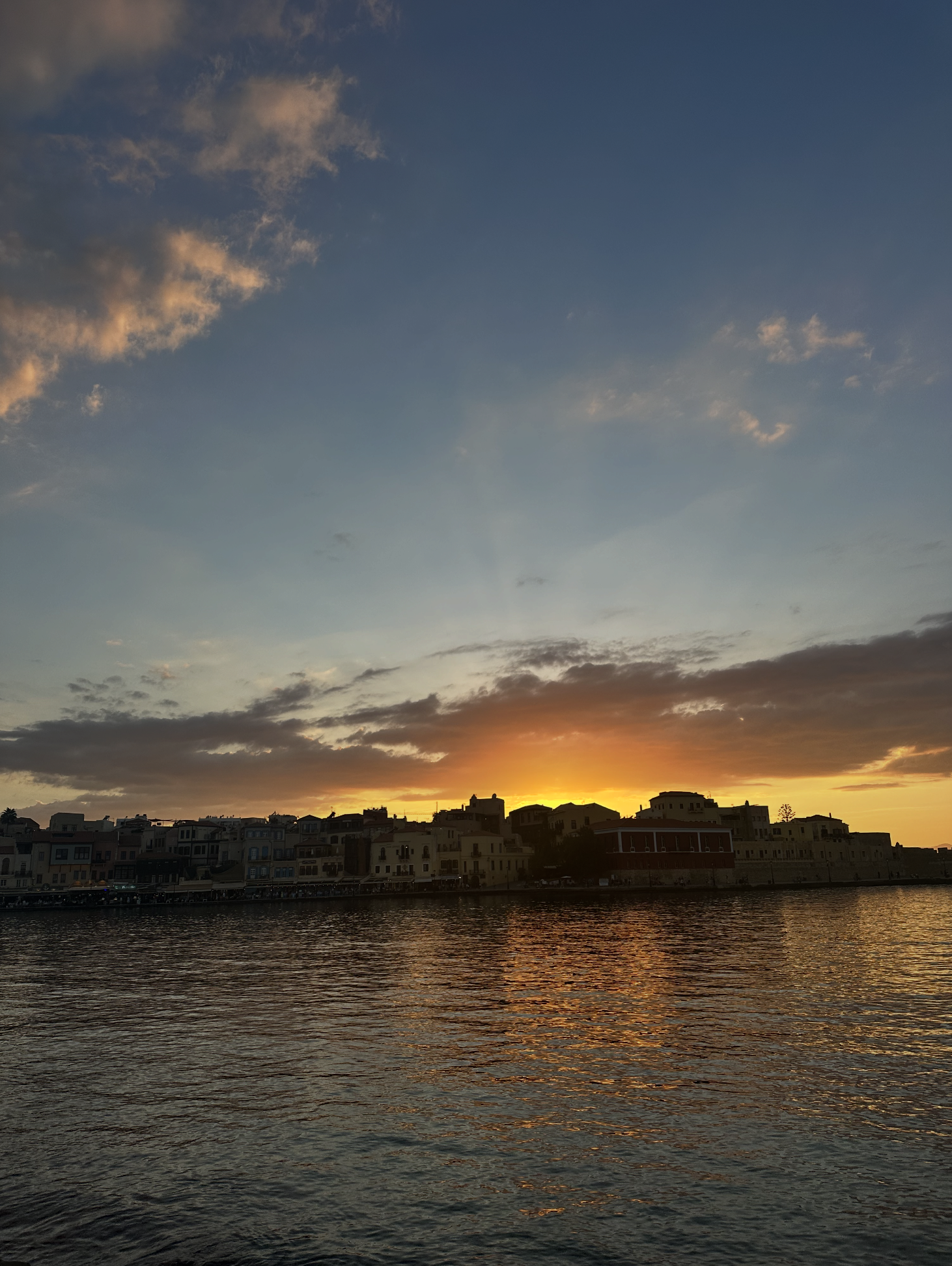 Chania's Old Town view of the island