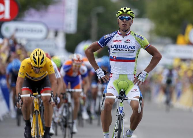 Peter Sagan emerged as the new sprinter on the block in the Tour de France 2012 on stage 1