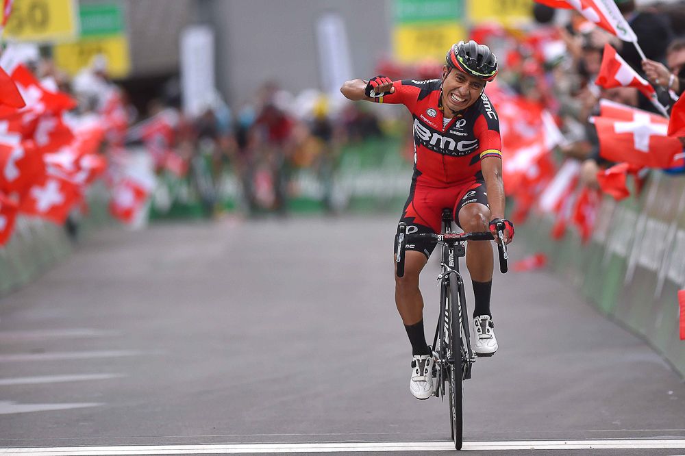 Darwin Atapuma (BMC Racing) wins stage 5 at the Tour de Suisse