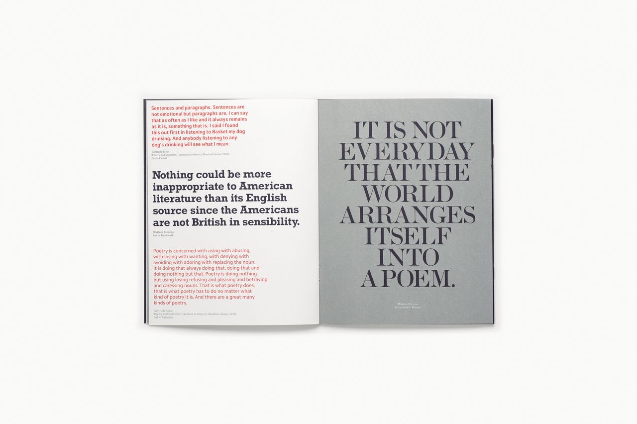 SEA&rsquo;s work for Monotype celebrates many different typographic configurations on a rigid grid, for a conversational and engaging brand tone