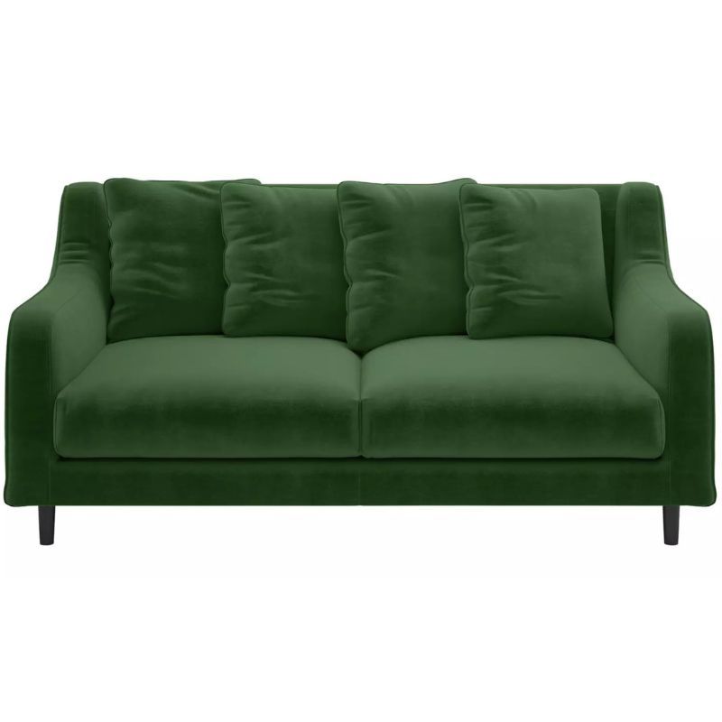 Victoria Beckhams green sofa - Habitat lookalike