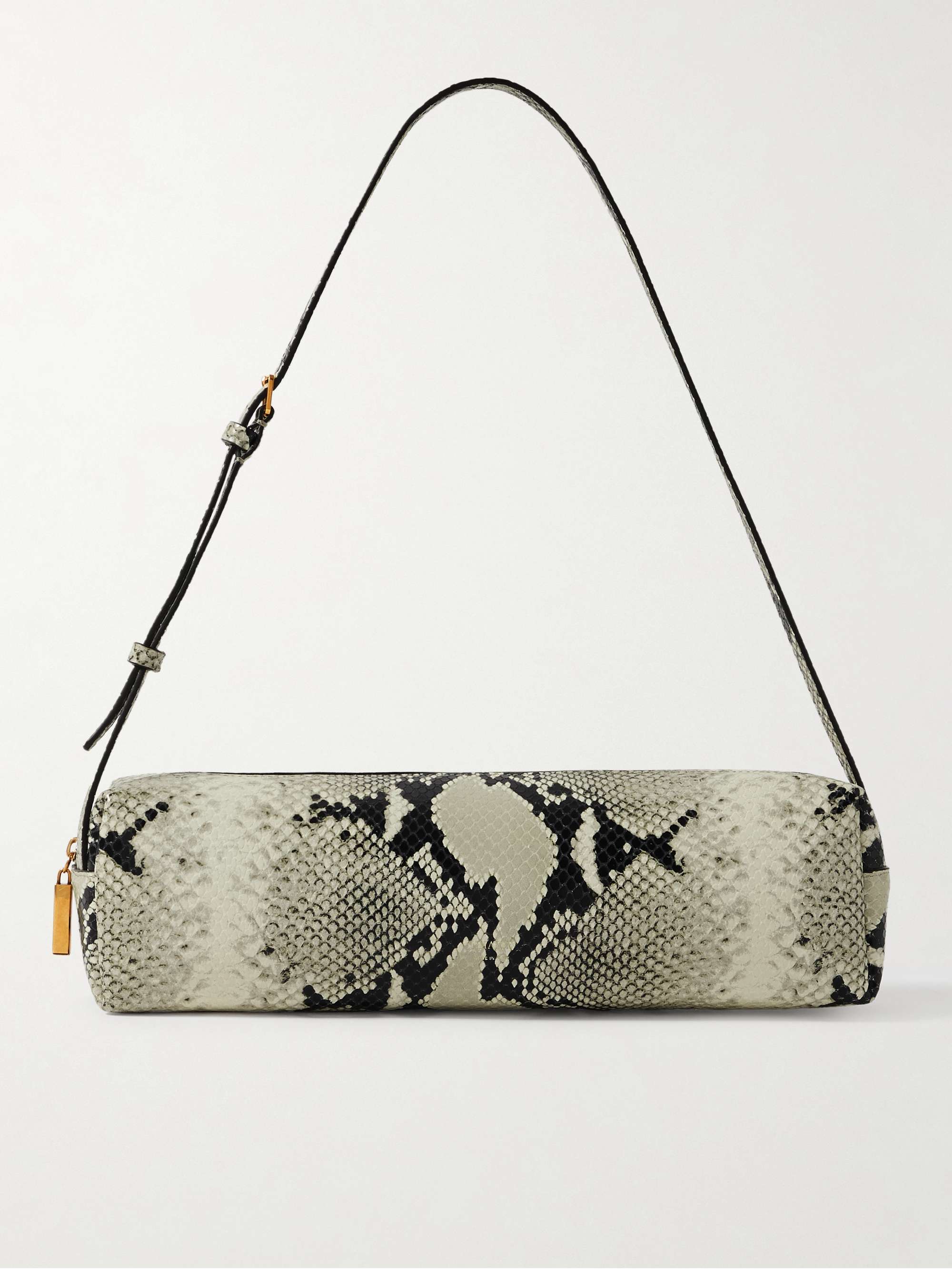 Kye Snake-Effect Leather Shoulder Bag