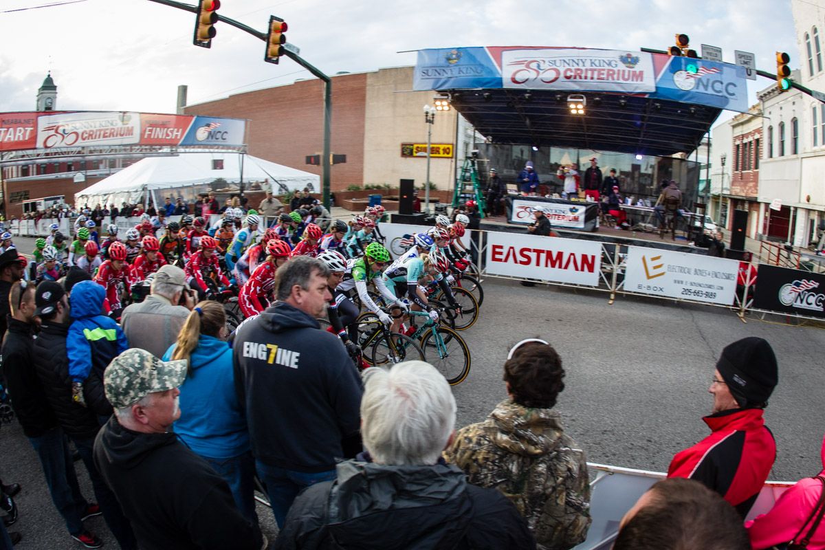 The women get underway