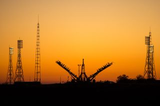 Soyuz Launch Pad in Early Morning Light