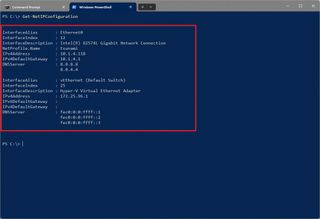 Get-Netipconfiguration command