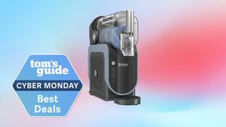 Ninja Slushi on gradient background with Cyber Monday deal badge