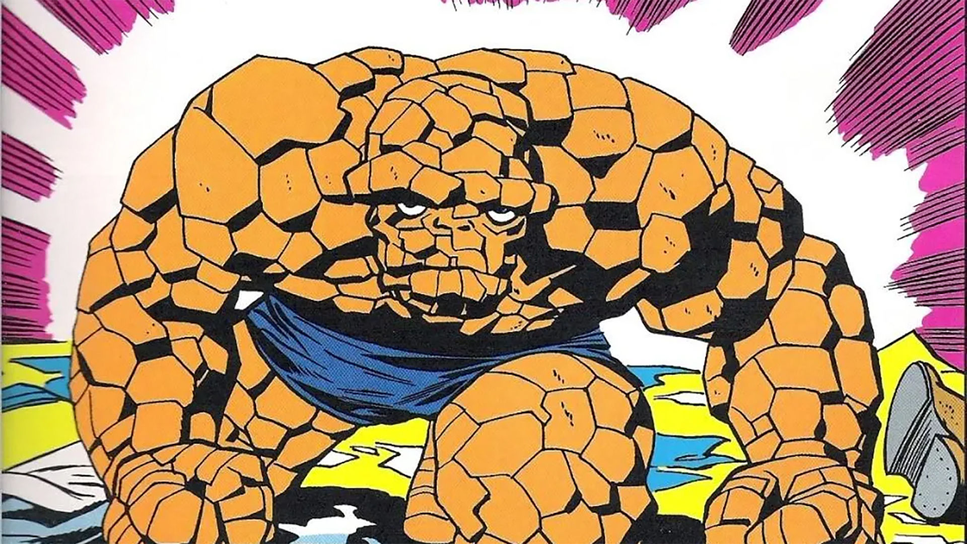 Jack Kirby&#039;s rendition of Ben Grimm/The Thing
