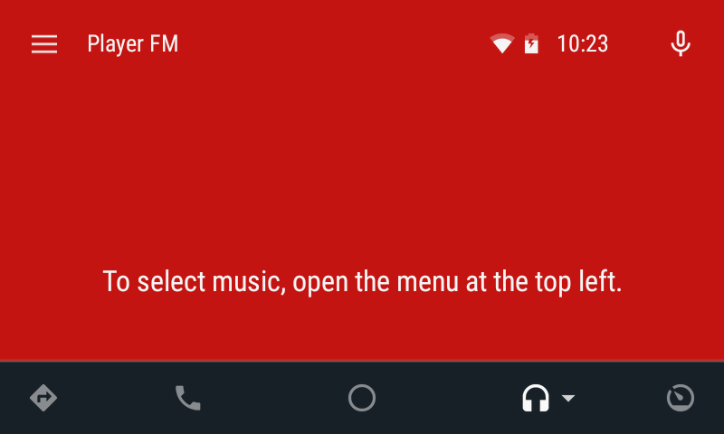 Player FM on Android Auto