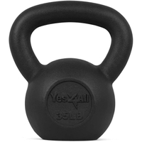 Yes4all Cast Iron Kettlebell 35lb: was$50.00,now $40.10 at Amazon