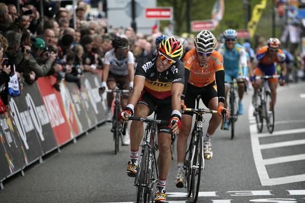 Philippe Gilbert (BMC) mis-timed his sprint and faded to sixth