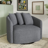 Beautiful Drew Chair by Drew Barrymore, Charcoal Boucle | Was $298now $198 at Walmart