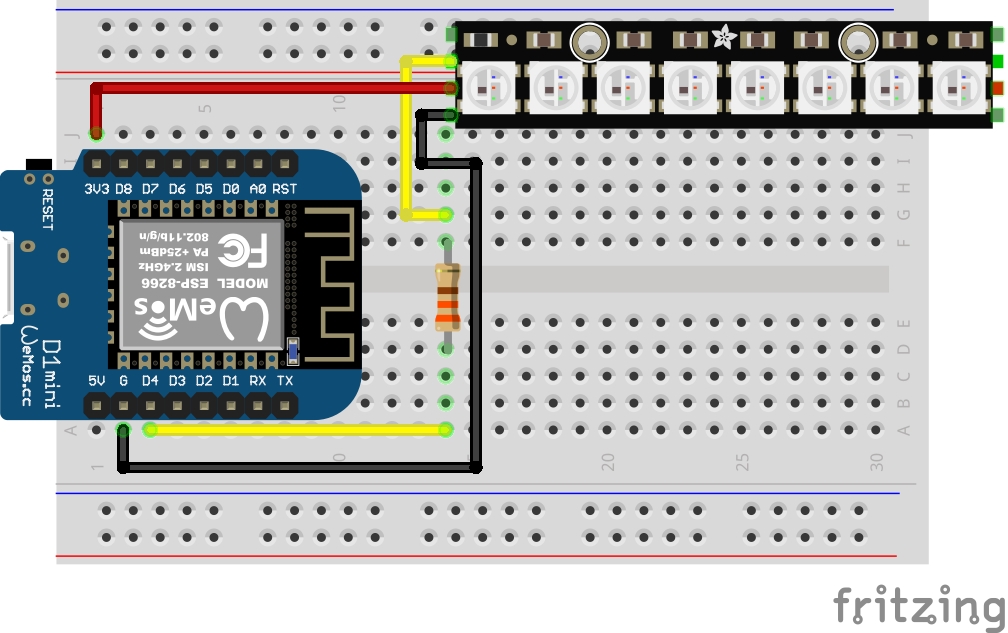 Control NeoPixels With WLED