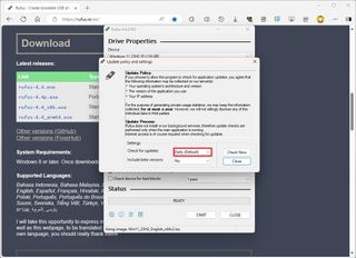 Rufus Enable Updates