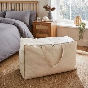 Dunelm Linen Duvet Storage Bag