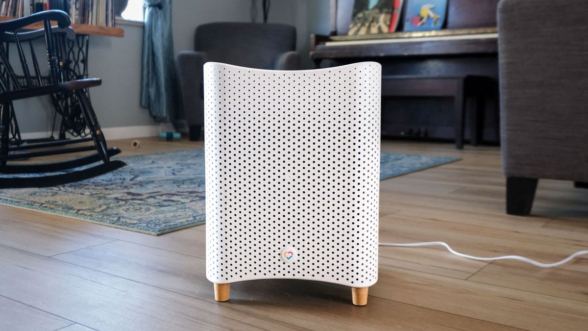 Mila air purifier in room