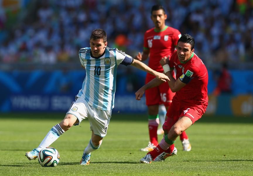 Argentina&amp;#039;s Lionel Messi scores a brilliantly clutch goal to carry his team past Iran