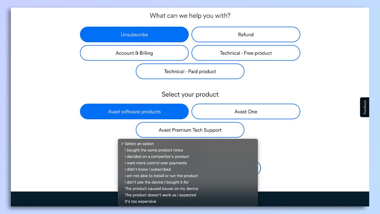 Avast One antivirus software screenshot