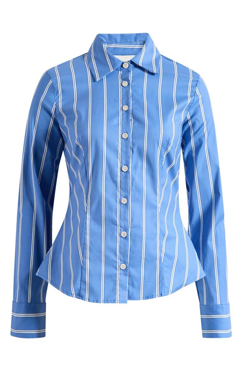 Raya Fitted Stretch Organic Cotton Shirt