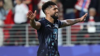 Paraguay star Omar Alderete celebrates victory over Turkey at the World Cup 2026