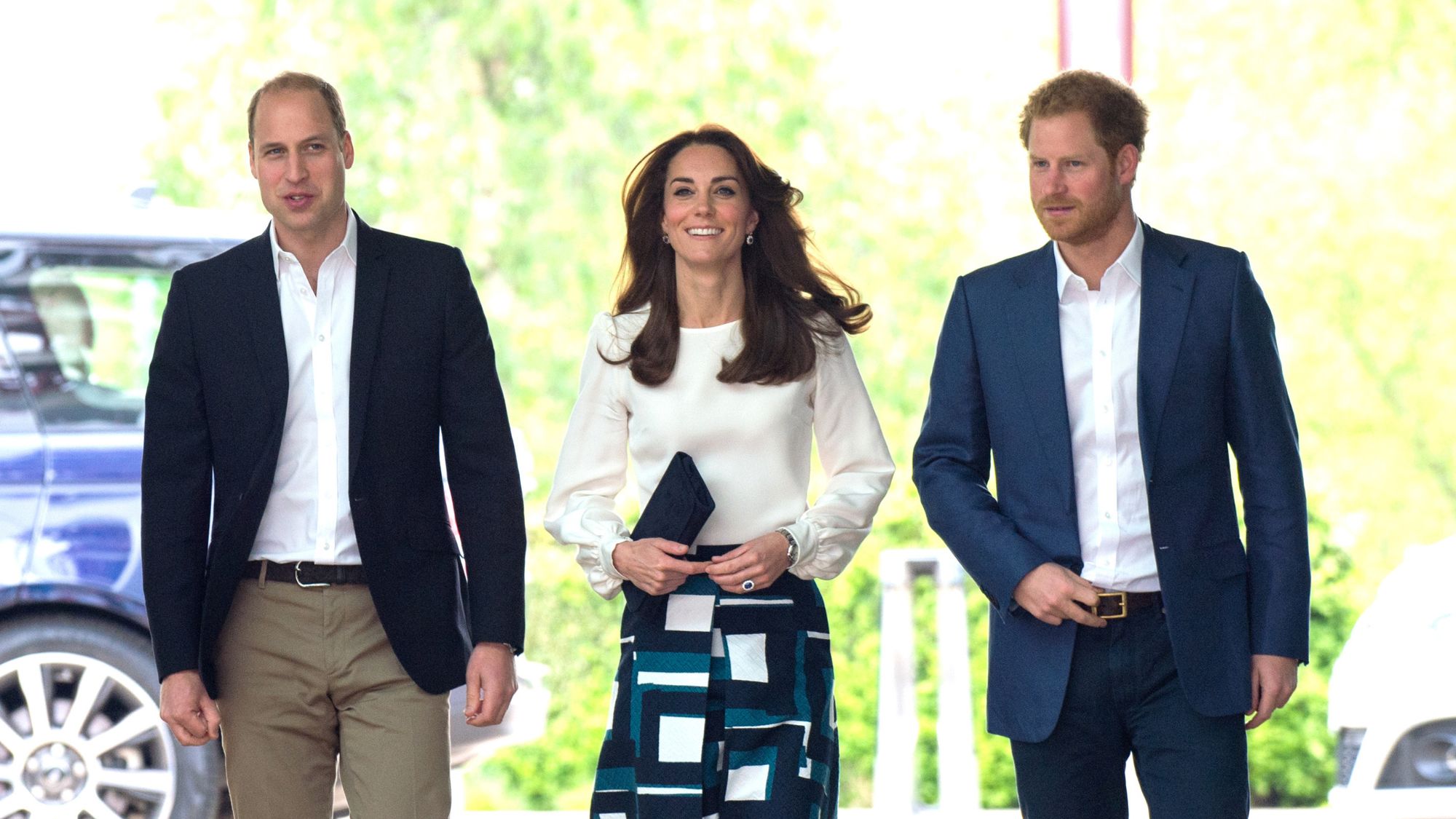 Prince William, Princess Kate and Prince Harry attend the launch of their Heads Together campaign