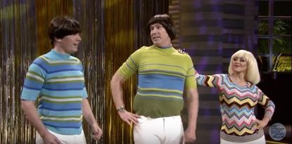 Watch Will Ferrell, Christina Aguilera, Jimmy Fallon duke it out over who  has the tightest pants