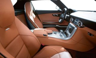The interior is standard, sober and splendid Mercedes-Benz - no whacky stitching, fluorescent fabrics or unnecessary lights