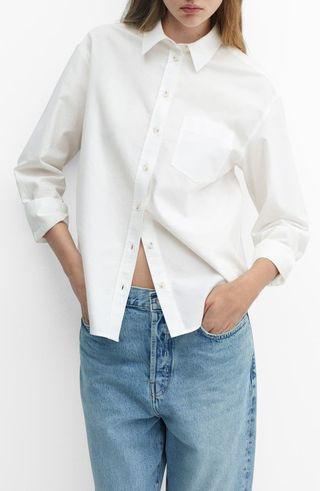 Cotton Button-Up Shirt